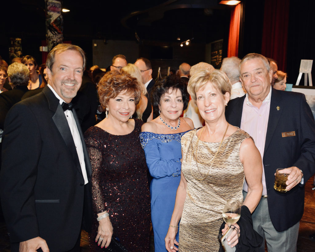 Philip Royalty, Trini Mendenhall, Judy Nichols, Karen & Ray Solcher at the Be An Angel Gala held at Bayou City Event Center (Photo by Chris Dishman)