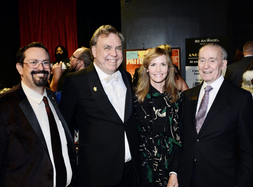 Brian Blake, Wayne Kelley, Jeanie Gibbs, Walt Cunningham at the Be An Angel Gala held at Bayou City Event Center (Photo by Chris Dishman)