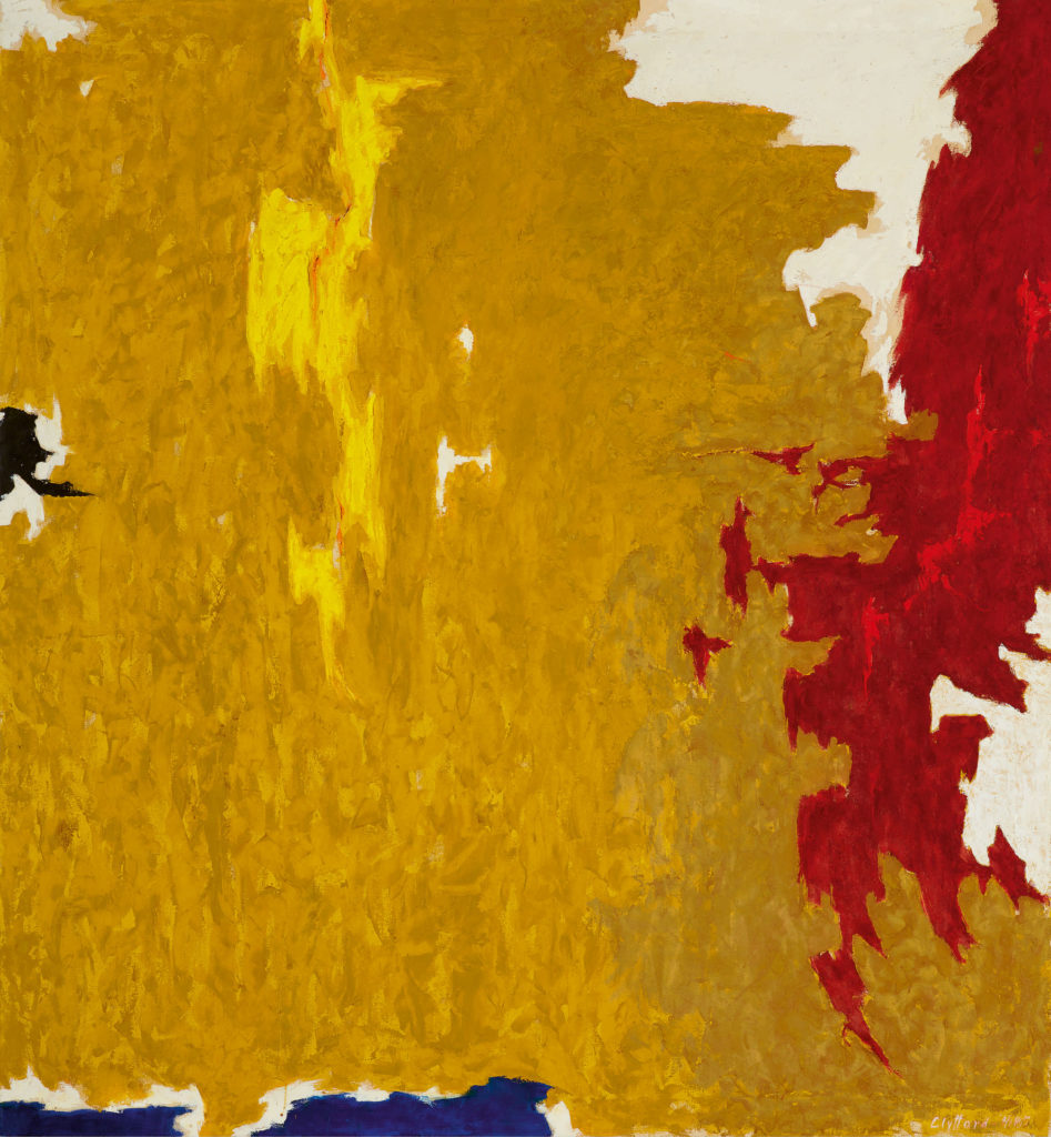 Clyfford Still’s PH-125 (1948-No.1), 1948, may command as much as $25 to $35 million.