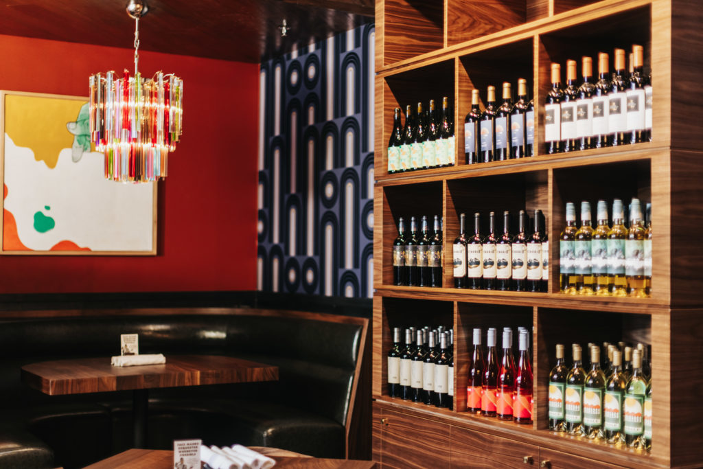 Postino Wine Cafe's wine program features over 30 wines by the glass and 40 bottles. (Photo by Kathy Tran )