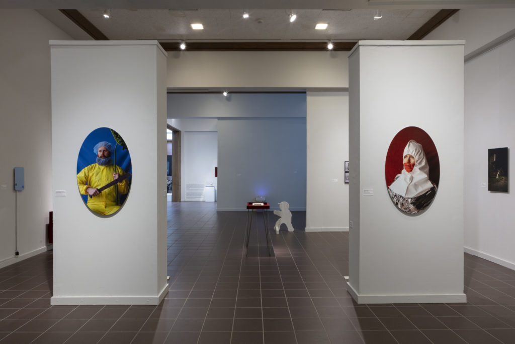 Become a piece of art, like the examples shown here of Emily Peacock's show at the Art Museum of South Texas in Corpus Christi. Courtesy Lawndale Art Center. 