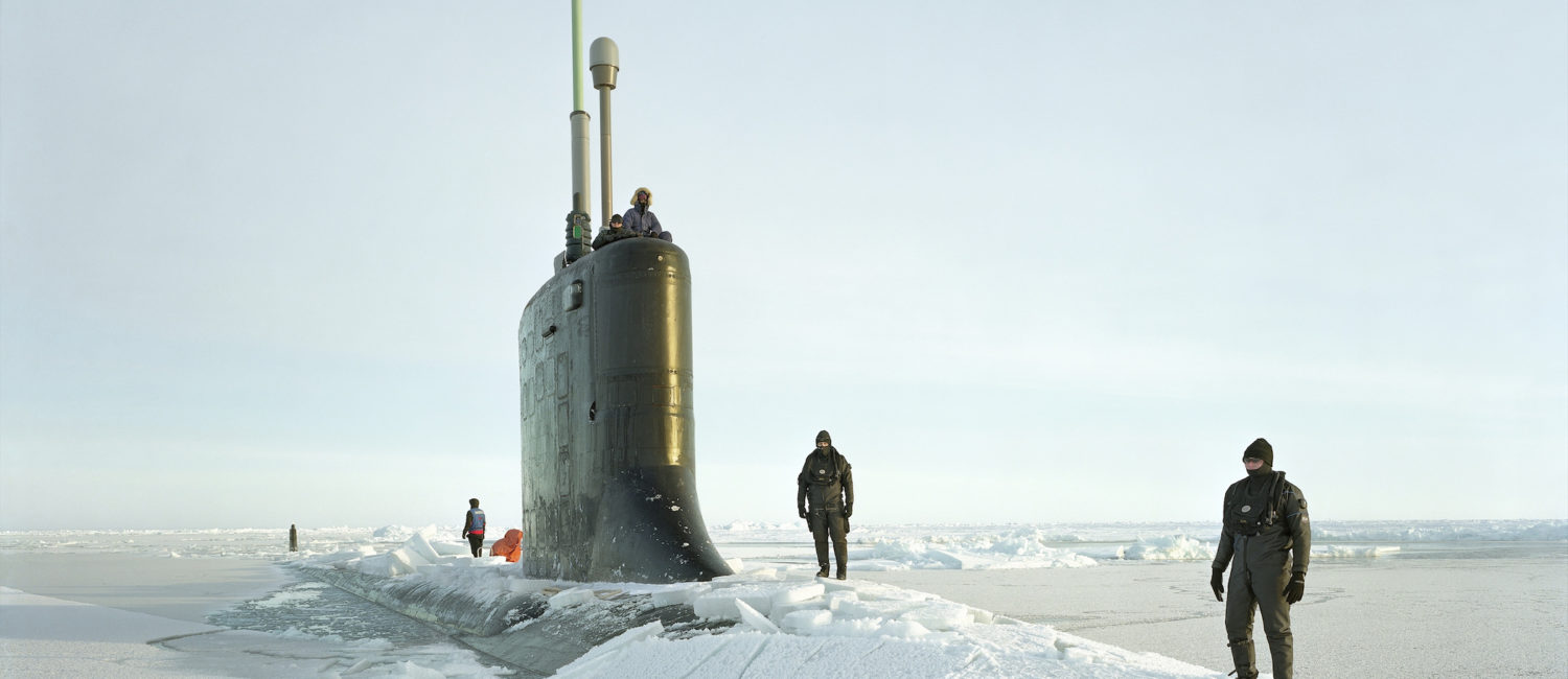 126 An-My Lê (b. 1960), Ship Divers, USS New Hampshire, Arctic Seas, 2011, inkjet print, An-My Lê. Courtesy of the artist and Marian Goodman Galle