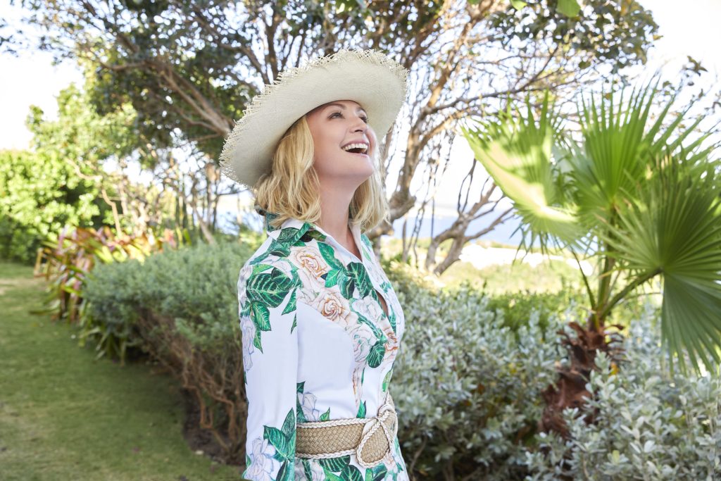 Bright colors and fresh blooms are signature elements of the AvA Collection.