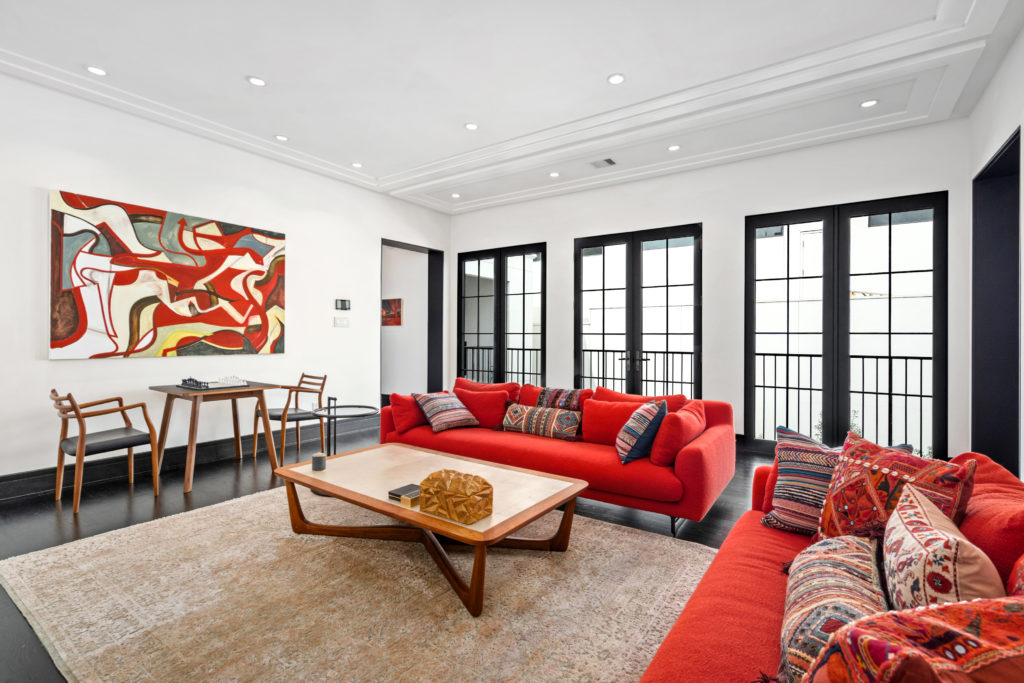 The second floor family room at 2521 Westgate in Glendower Court  (Photo by Sonya Bertolino)