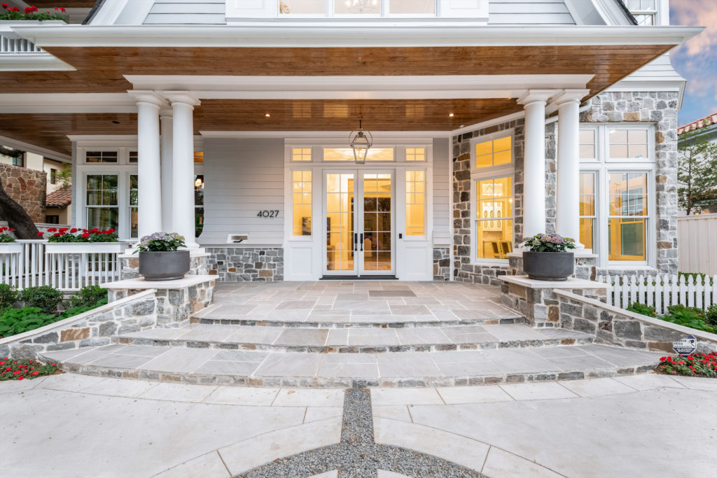 A gracious entryway sets the scene. (Photo courtesy of Compass Real Estate) 