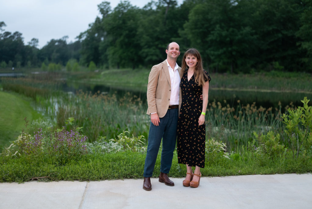 Adam & Becca Hines at the Urban Wild Glow in the Glades fundraiser (Photo by Daniel Ortiz)