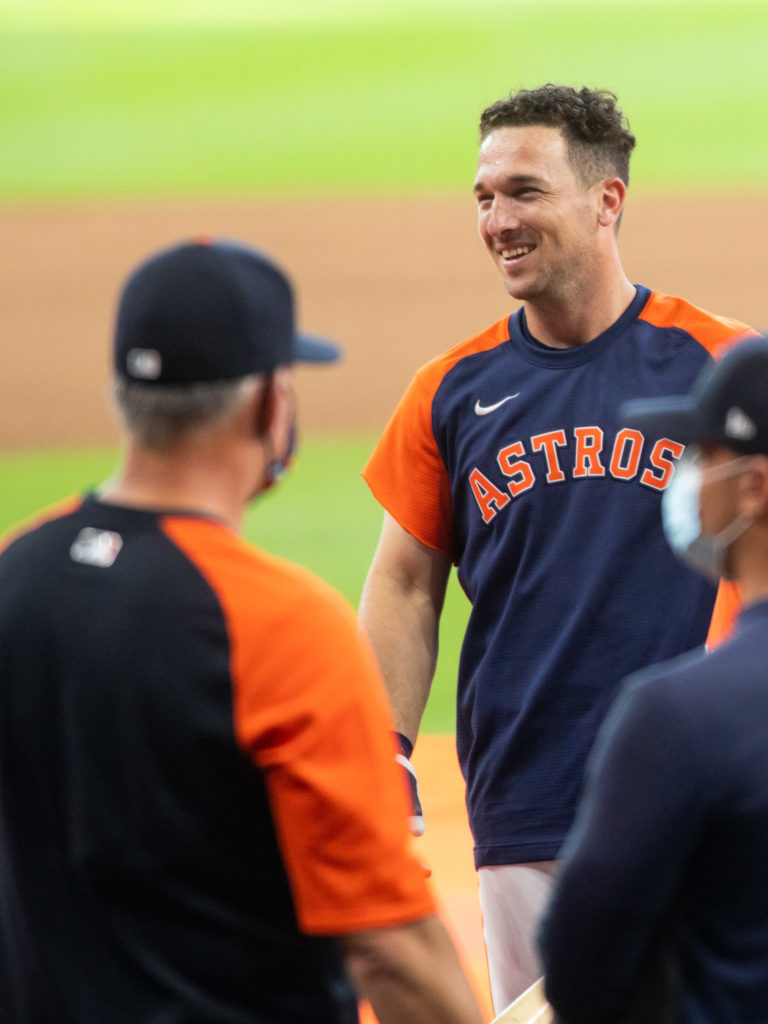 aj hinch astros jersey