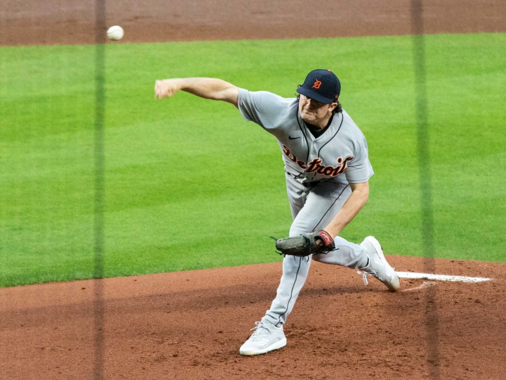 Detroit Tigers rookie Casey Mize brings a full arsenal of pitches. (Photo by F. Carter Smith)