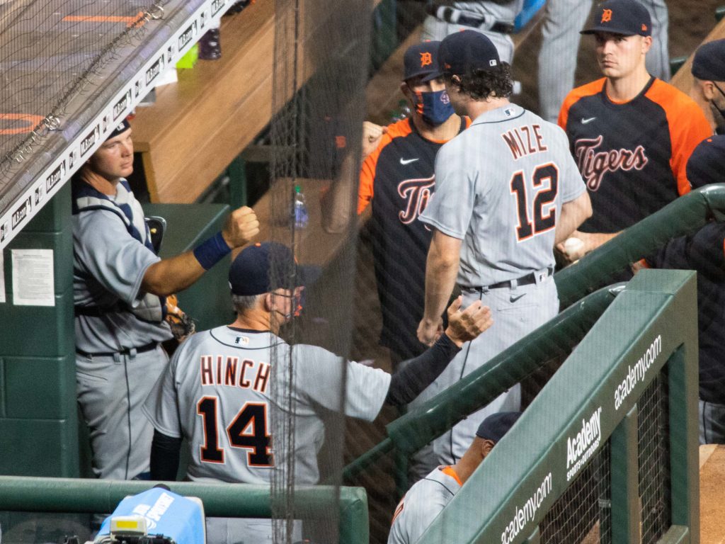 Casey Mize threw seven shutout innings against one of the best hitting teams in baseball. (Photo by F. Carter Smith)