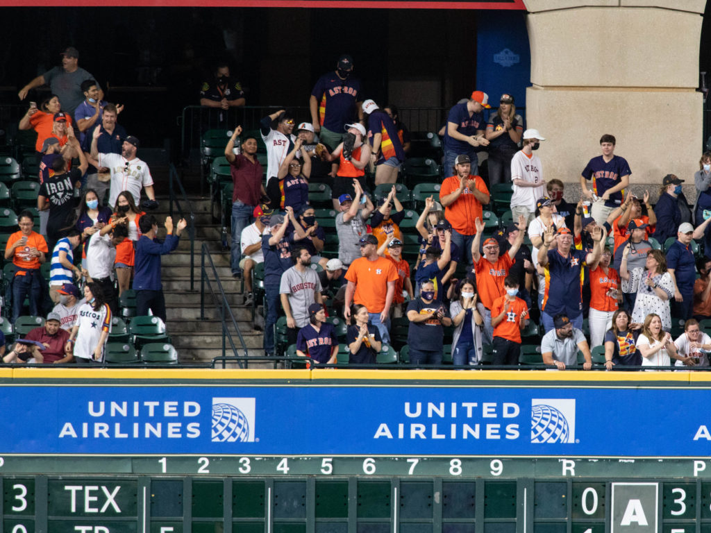 Astros fans are back and Minute Maid Park is better for it. (Photo by F. Carter Smith)
