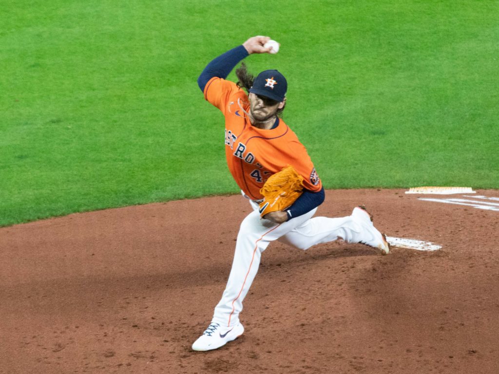 Astros pitcher Lance McCullers Jr.'s curveball is the stuff of legends, but he's adding to his arsenal. (Photo by F. Carter Smith)