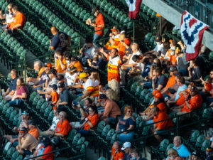 The Astros hosted the Oakland A’s in their home season opener at Minute Maid Park