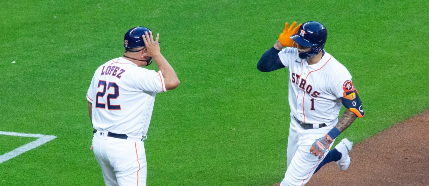Carlos Correa The Astros hosted the Oakland A’s in their home season opener at Minute Maid Park