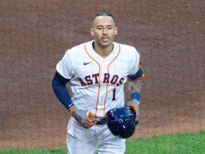 The Astros hosted the Oakland A’s in their home season opener at Minute Maid Park