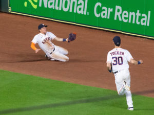 The Astros hosted the Oakland A’s in their home season opener at Minute Maid Park