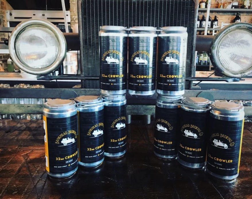 Bankhead Brewing Co. offers a a crowler and growler filling station. (Courtesy of Bankhead)