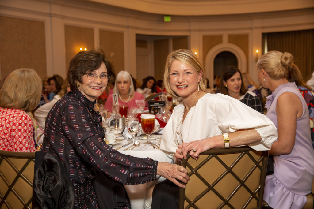 Bobbie Nau, Bridget Wade at the Salvation Army Women's Auxiliary Reflections on Style Luncheon (Photo by Jenny Antill Clifton)