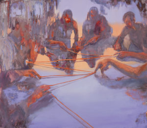 Emily LaCour’s “The Ties that Bind,” 2020, at Valley House Gallery & Sculpture Garden