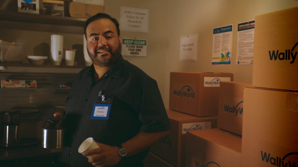 Orlando Arriaga in El Chuco Town Forever, filmed inside the actor's home.
(Photo by Victoria Beauray Sagady)