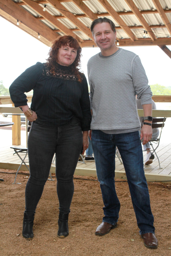 The Butcher's Ball's Elaine Dillard, PaperCity's Chad Miller (Photo by Chris P. Bachman) 