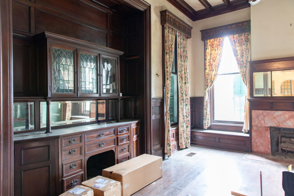 Ornate detailing in the League-Kempner House on the Galveston Historic Homes Tour (Photo by Koby Brown Photography)