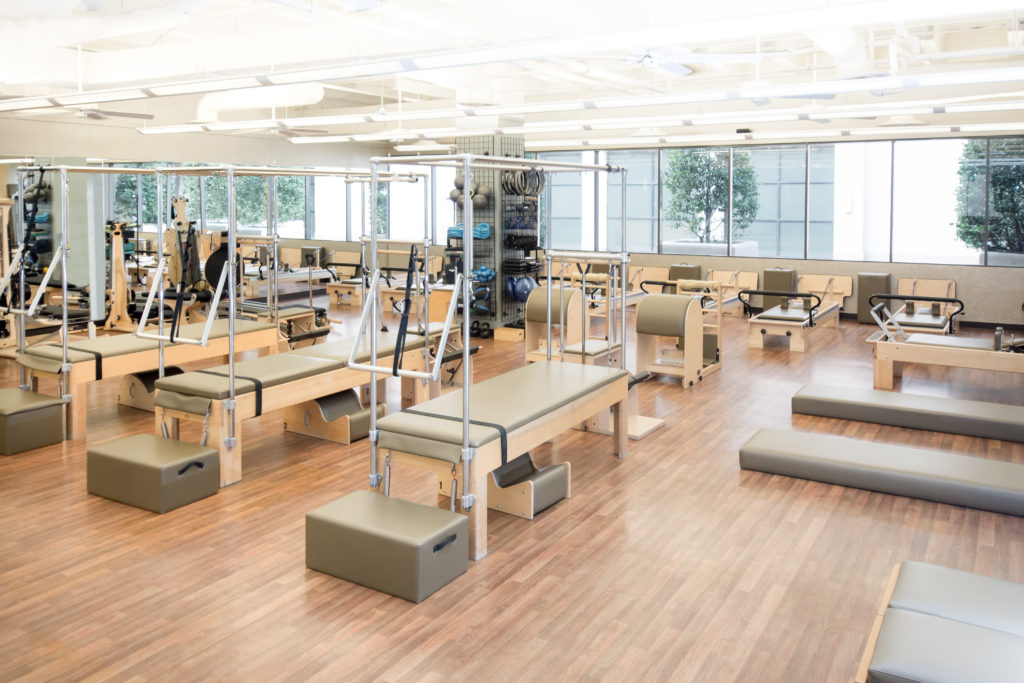 The pilates/gyrotonic studio at The Houstonian Club, which just received Platinum Club Status.