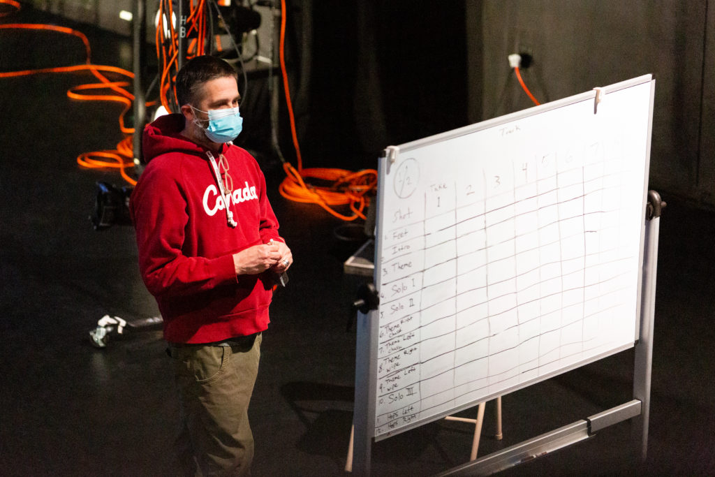 Houston Ballet Artistic Director Stanton Welch AM in the filming of In Good Company. (Photo by Lawrence Elizabeth Knox)