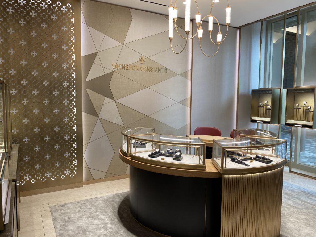 The Vacheron Constantin boutique within Zadok Jewelers in the Michael Hsu-designed Post Oak Place.