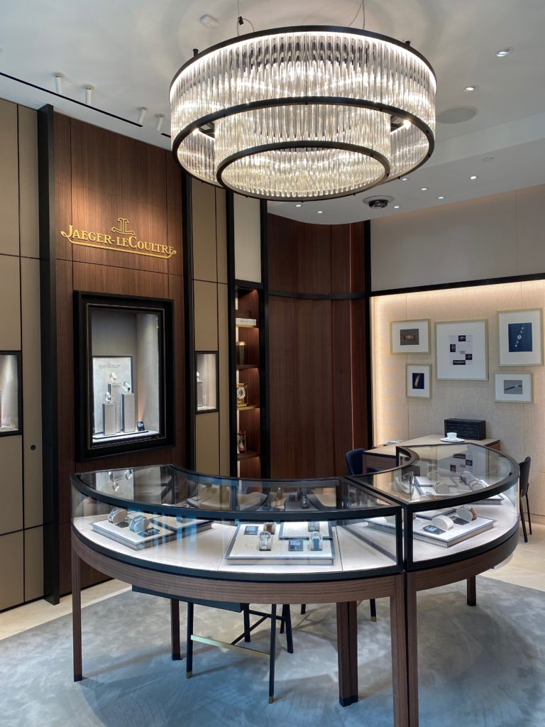 The Jaeger-LeCoultre boutique in Zadok Jewelers in Post Oak Place.
