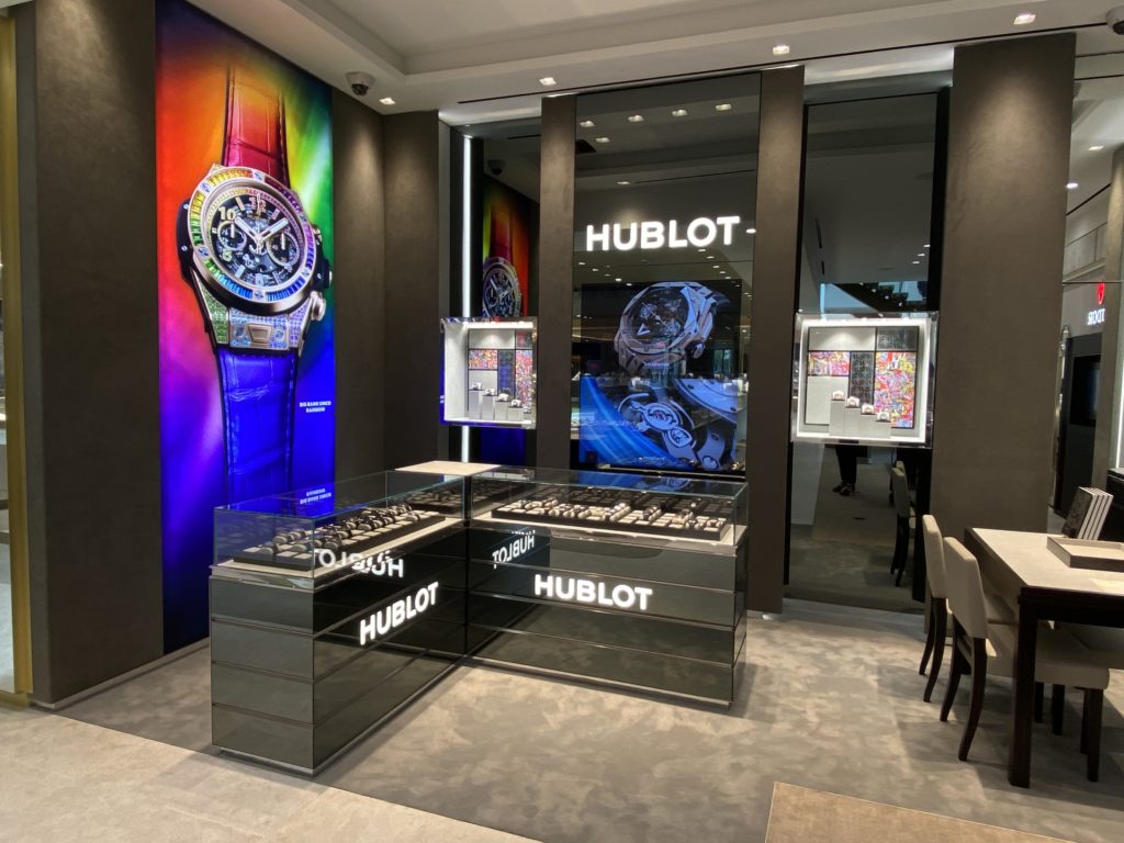Hublot expands its footprint in Zadok Jewelers new emporium in Post Oak Place.