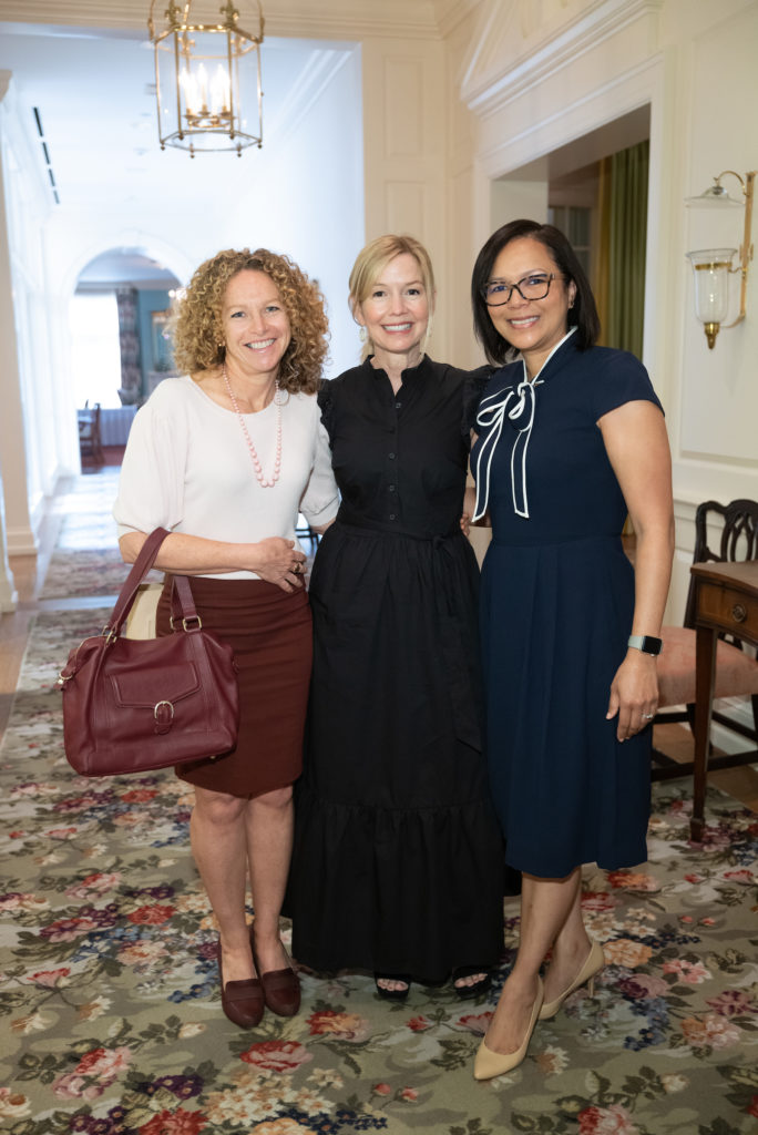 Jennifer Perqur, Whitney Ogle, Karen Purvey at the Houston Hospice Butterfly Luncheon (Photo by Daniel Ortiz)