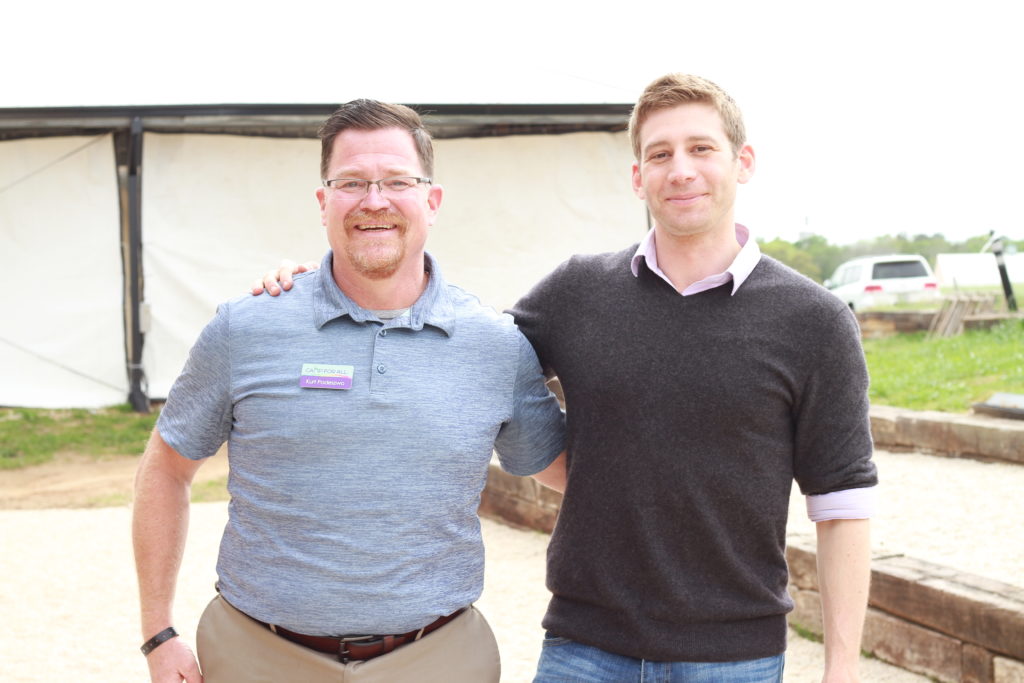 Camp for All's Kurt Podeszwa, Ruby Lane's Alex Gardner (Photo by Chris P. Bachman)