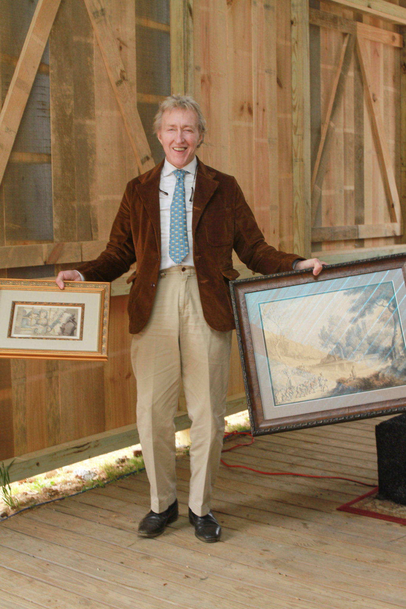 Leigh Keno Embraces the Round Top Spring Show Scene During an