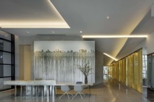 Lobby at The Residences at La Colombe d’Or; Image by Eric Laignel Courtesy of Rottet Studio