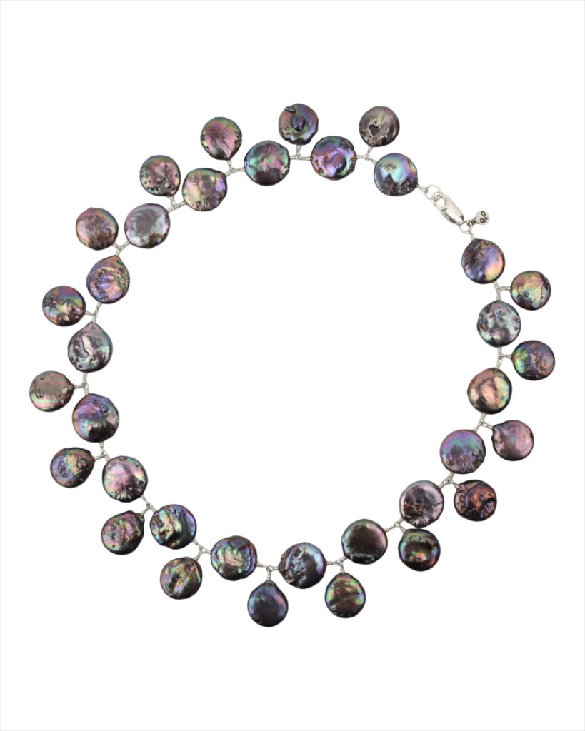 The Summer 2021 collection's Oil Slick Necklace, $425