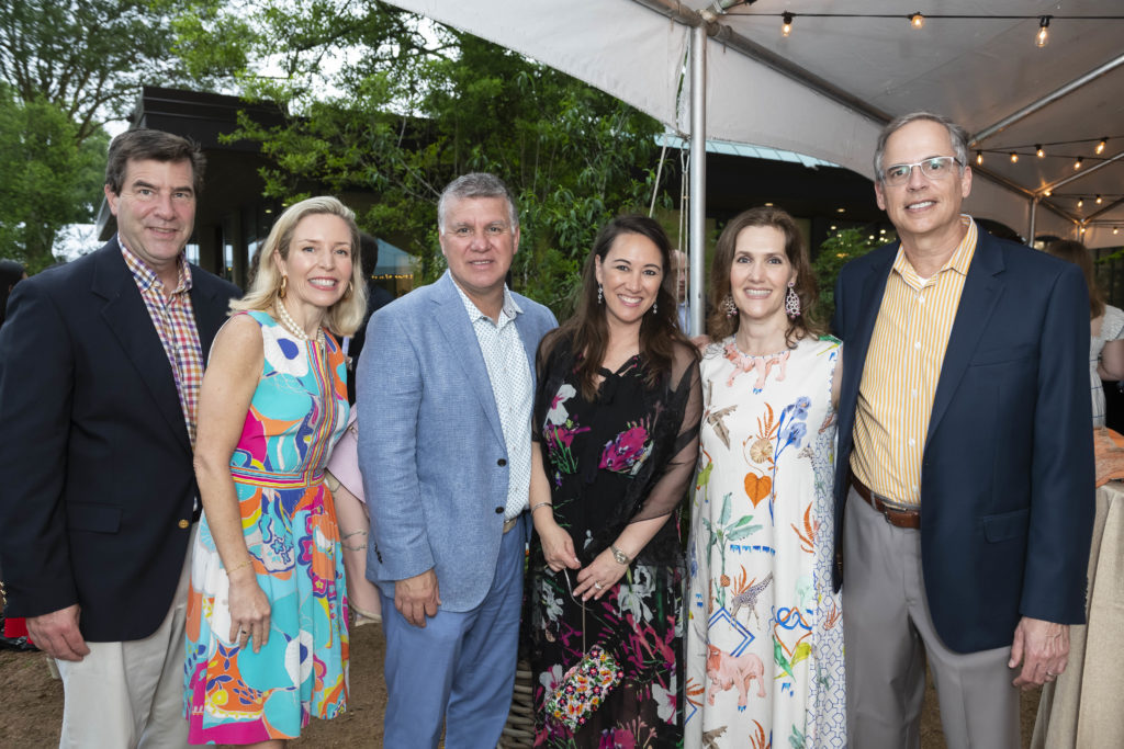 Paul & Kristen Heyburn, Vince & Regina Ibarra, Chantal Van Riet, Edward Rosenthal (Photo by Anthony Rathbun)