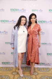 KNOWAutism luncheon chairs Yoon Smith and Dr. Ayesha Rashid (Photo by Quy Tran)