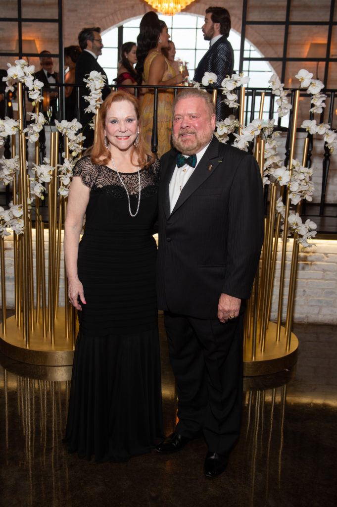 Lindy & John Rydman at the Houston Symphony Wine Dinner at The Astorian (Photo by Wilson Parrish)