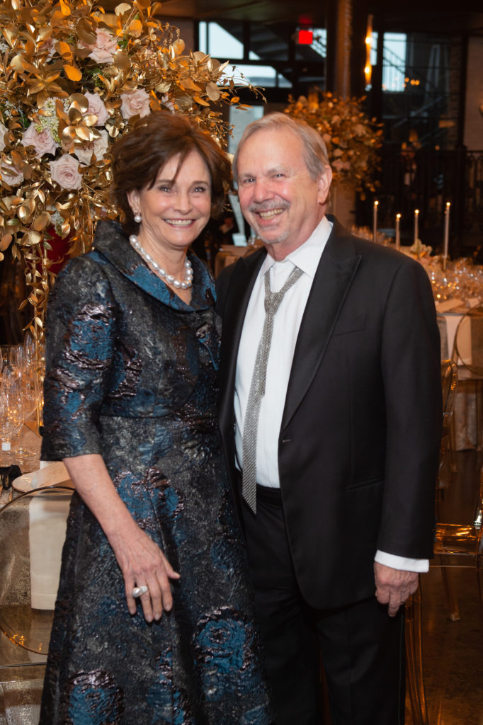 Bobbie Nau & Marc Grossberg at the Houston Symphony wine dinner, held at The Astorian (Photo by Wilson Parrish)