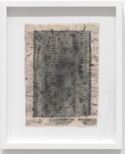 Houstonian Jamal Cyrus received his BFA from the University of Houston in 2004 and his MFA from the University of Pennsylvania in 2008. Cyrus’ “Wax on Canvas,” 2016. Courtesy Lawndale Art Center.