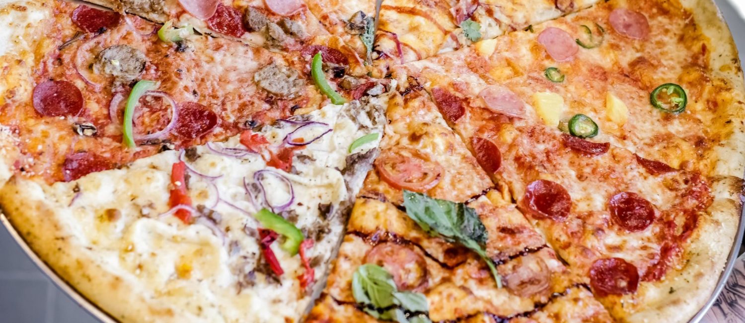 Serious Pizza can be enjoyed by the giant slice