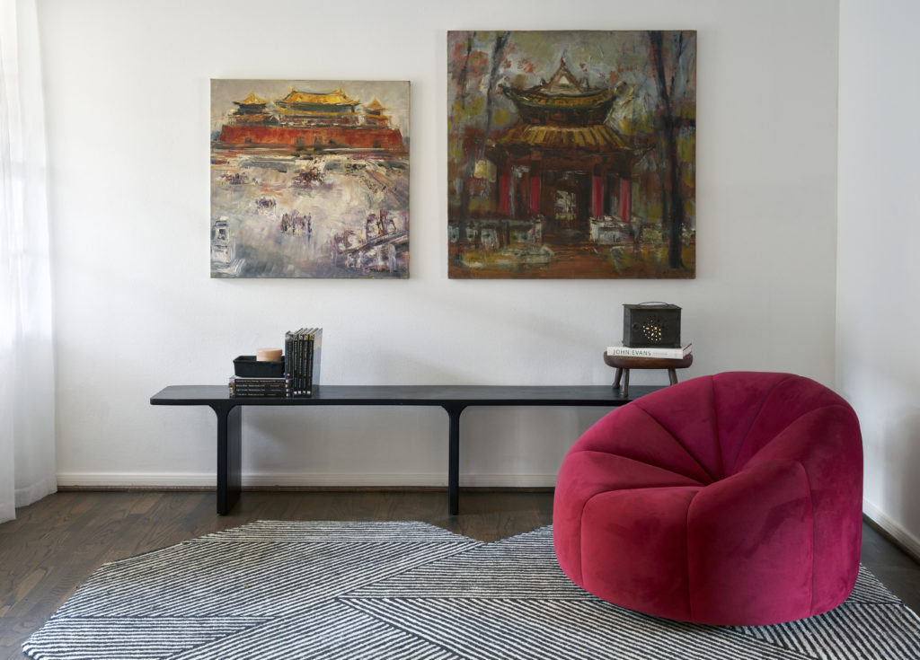 Artwork for  the Garden Bungalows at La Colombe d'Or Hotel & Residences  comes from the Zimmerman family's extensive collection.(Photo by  Pär Bengtsson)