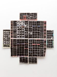 Xxavier Edward Carter’s “We Used to Vacation (Black Out Dates),” 2021, at Cluley Projects