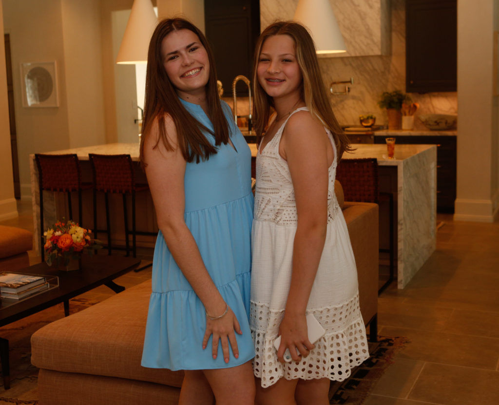 Episcopal senior Bailey Junell and cousin Sienna Bailey. (Photo by Liz Junell)