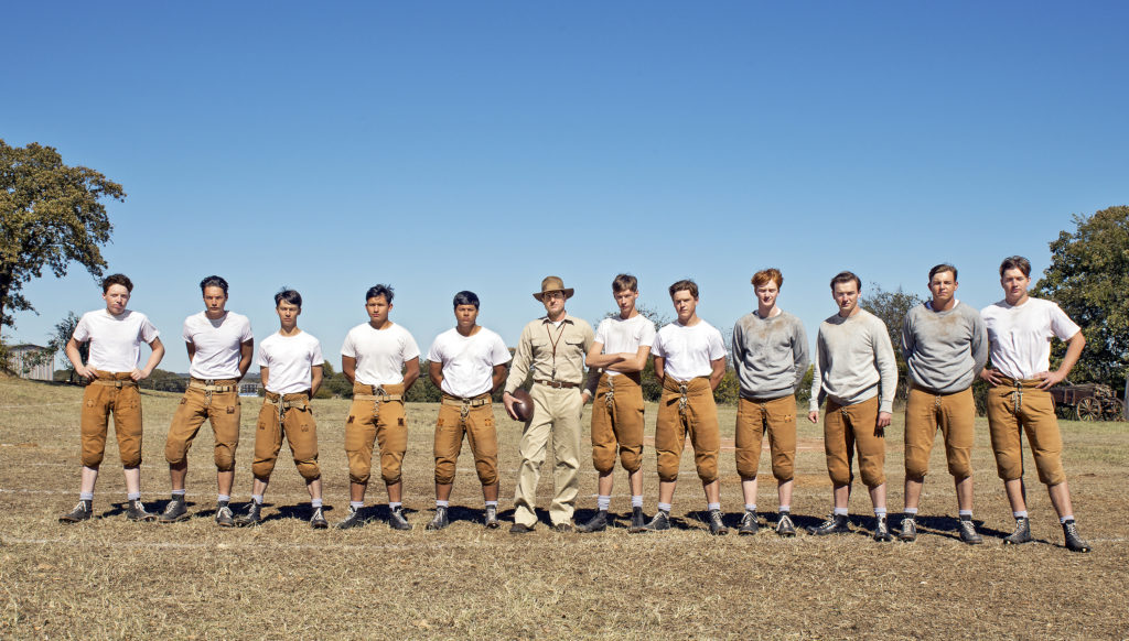 Team photo of 12 Mighty Orphans. Photo by Laura Wilson.