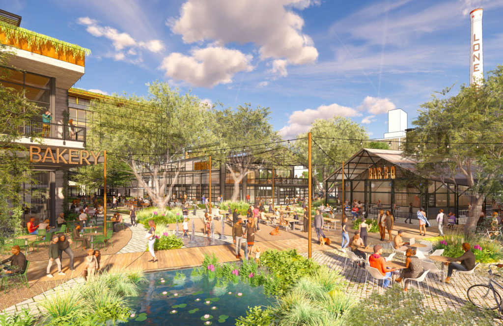 Lone Star District is embracing the history of its site.