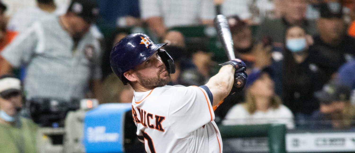 Randy Arozarena Houston Astros lost to the Los Angeles Dodgers 9-2 before a full capacity crowd at Minute Maid Park