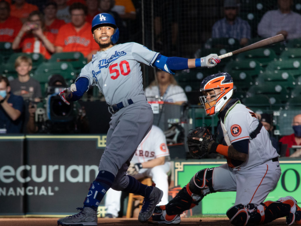Dodgers star Mookie Betts can carry a team when he's cooking. (Photo by F. Carter Smith)