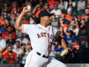 Houston Astros faced the Los Angeles Dodgers and pitcher Trevor Bauer in game two of a series at Minute Maid Park