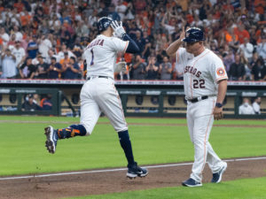 Houston Astros faced the Los Angeles Dodgers and pitcher Trevor Bauer in game two of a series at Minute Maid Park